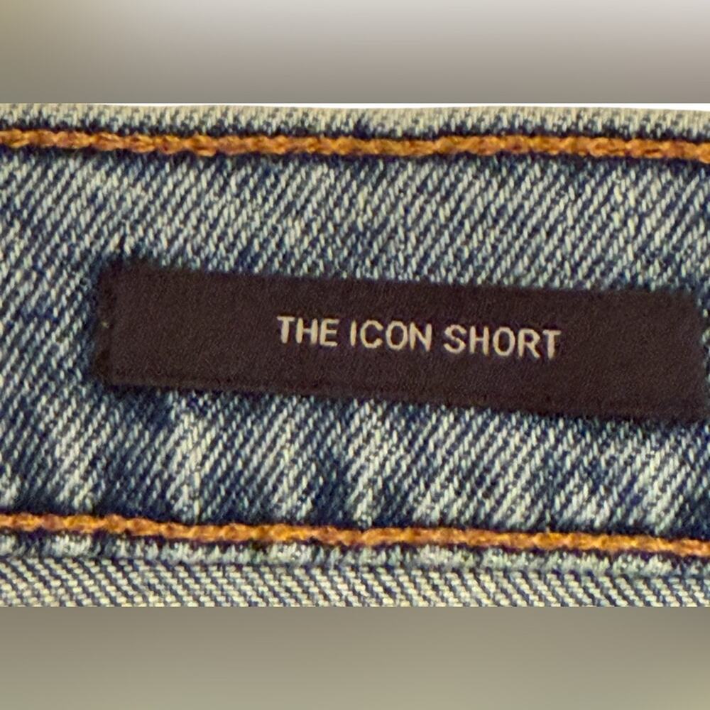 Kendall & Kylie Distressed Blue Jean Shorts - Picture 10 of 16